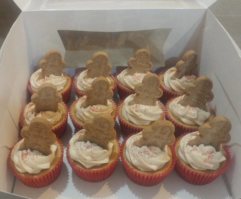 Mini Gingerbread Cheesecakes